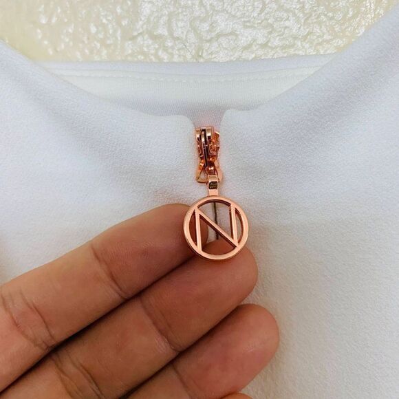 Nookie Bailey Midi Crepe Bodycon Dress Small Ivory Spaghetti Strap $199 - Picture 6 of 12